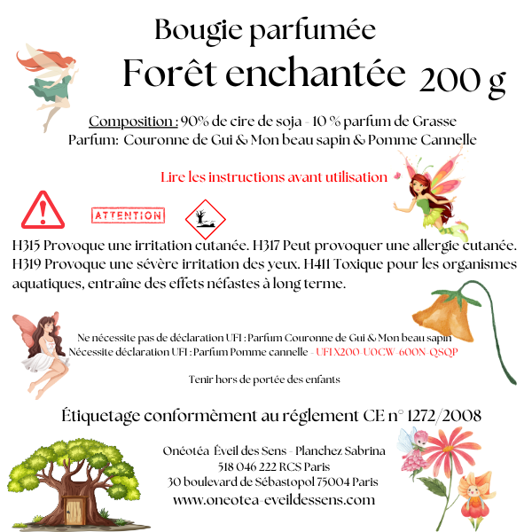 ✨ Bougie de Noel Forêt Enchantée ✨