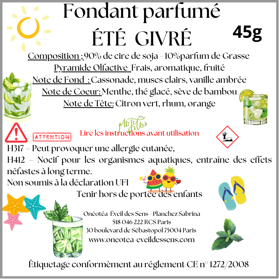 Fondant Parfumé ÉTÉ GIVRÉ