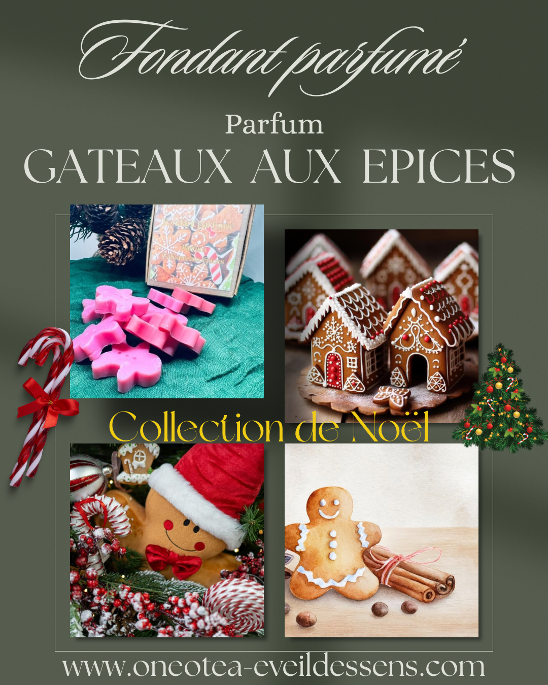 🍯🎄 Boîte de Noël – Parfum Gâteau aux épices 🍯🎄