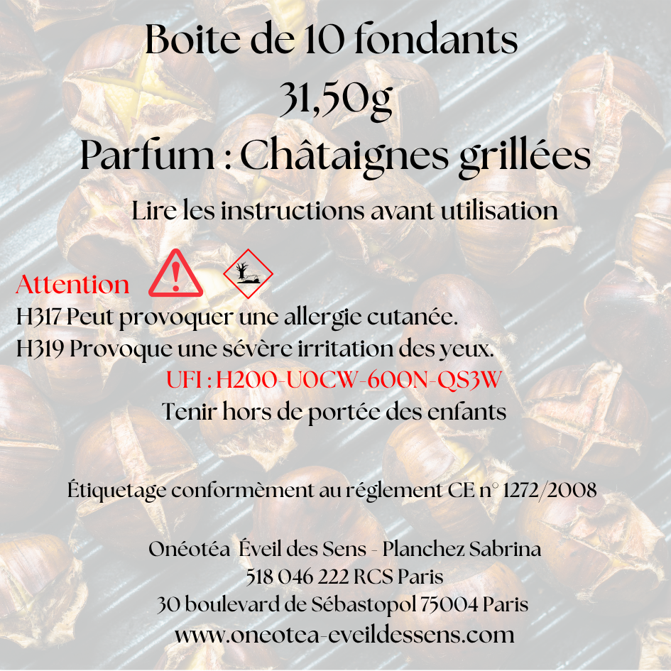 🌰✨ Boîte de Noël – Parfum Châtaigne Grillée ✨🌰