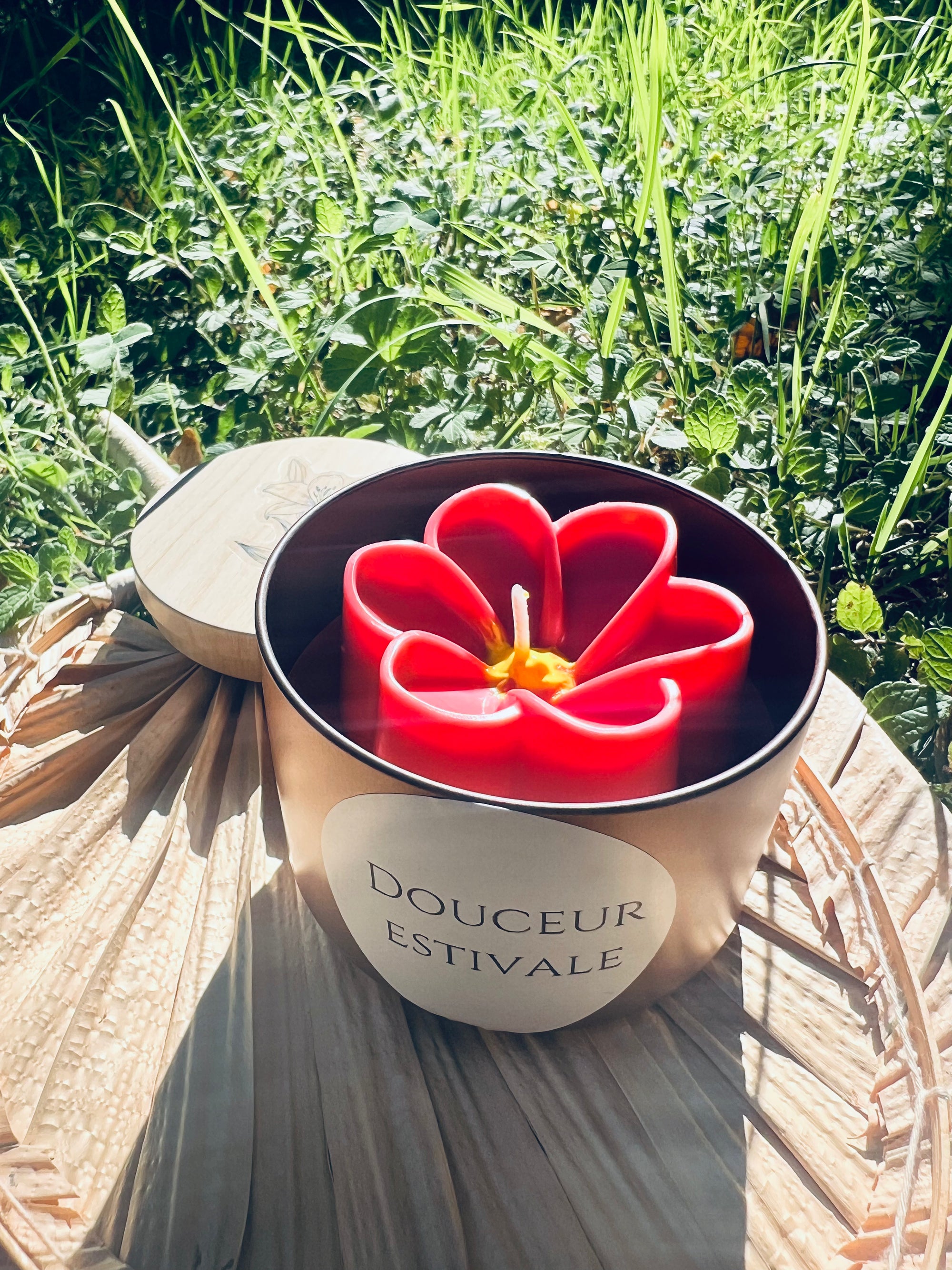 ✨ Bougie parfumée – Douceur Estivale