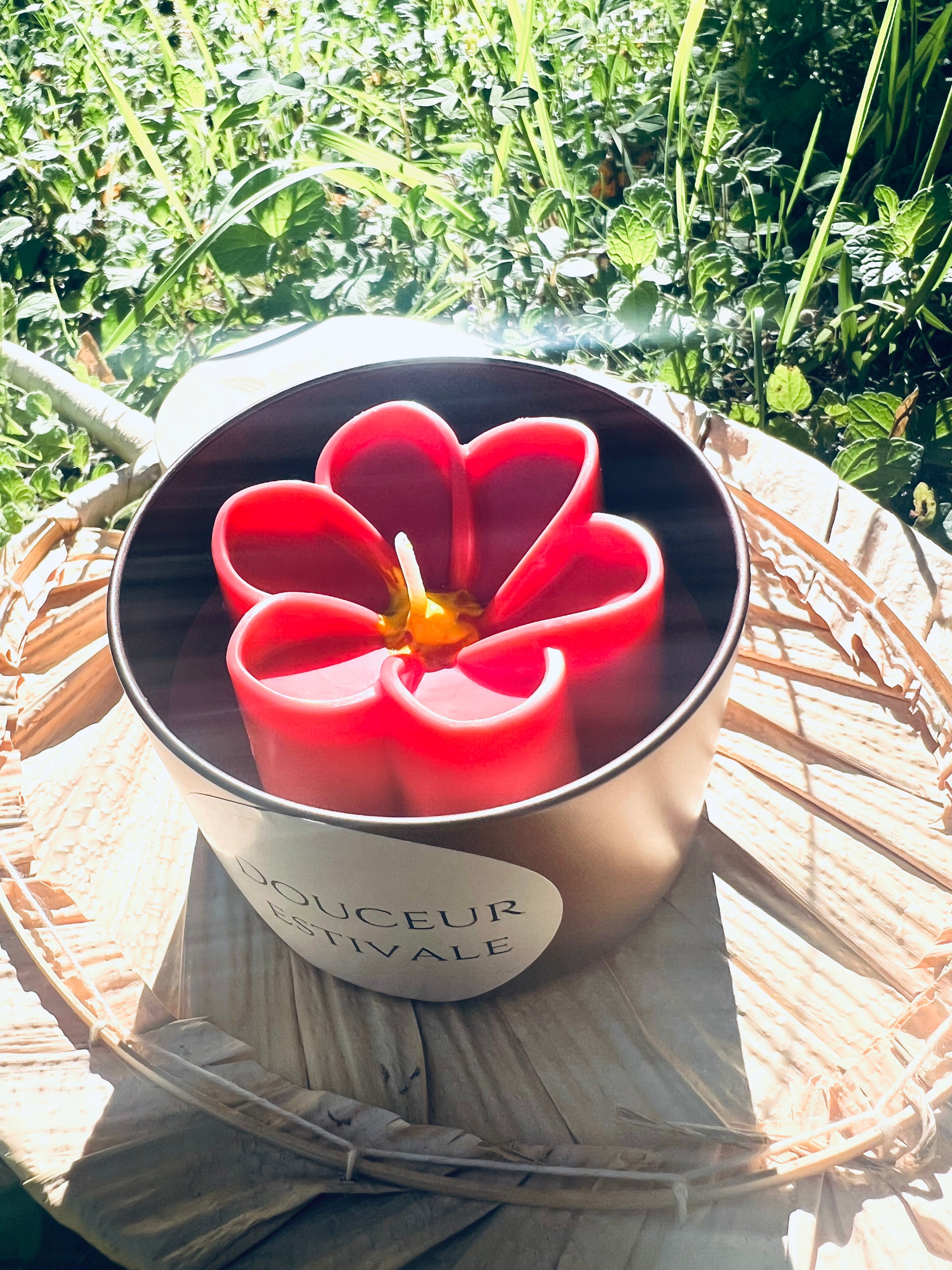 ✨ Bougie parfumée – Douceur Estivale