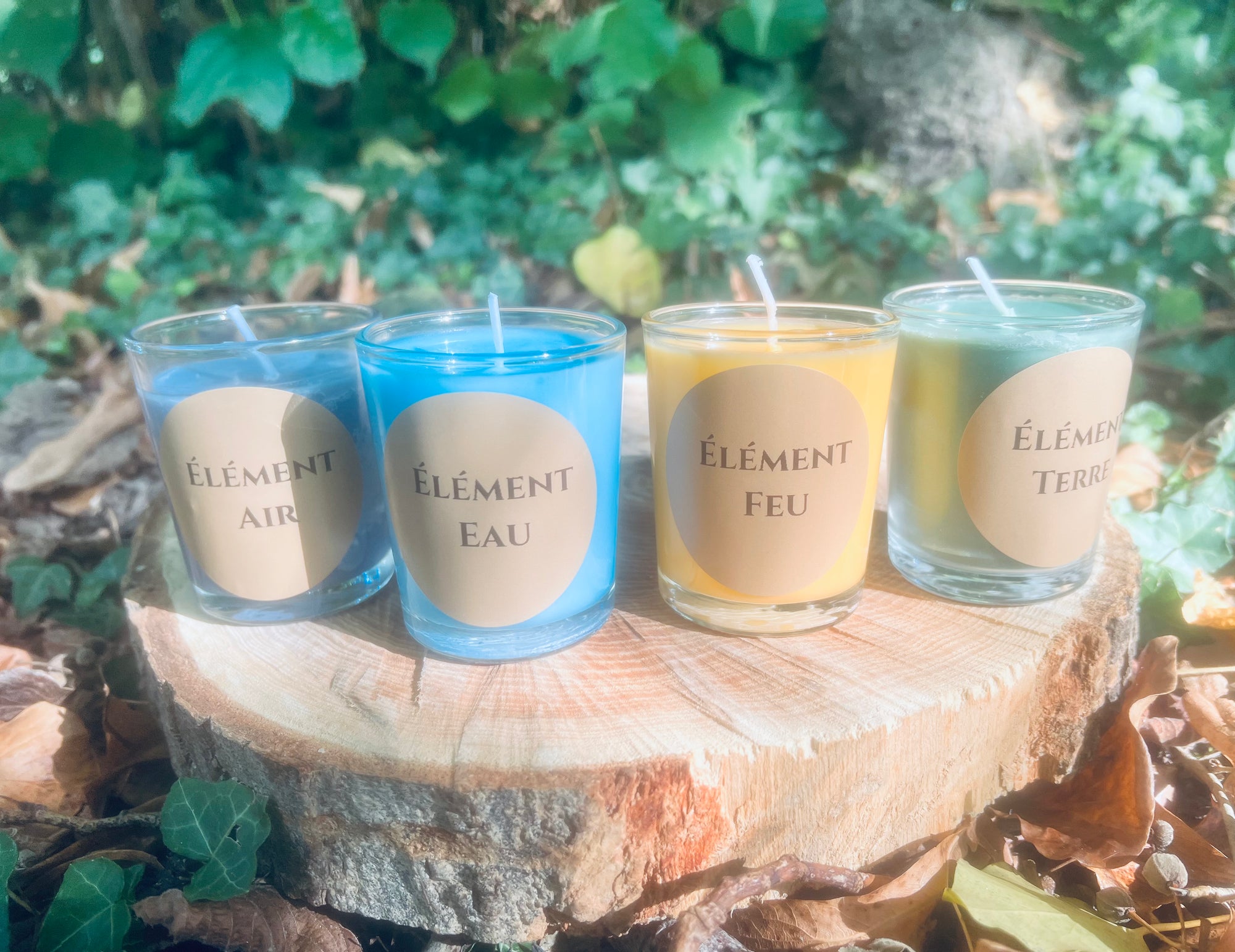Pack de 4 Bougies – Collection Les 4 Éléments - Edition limitée