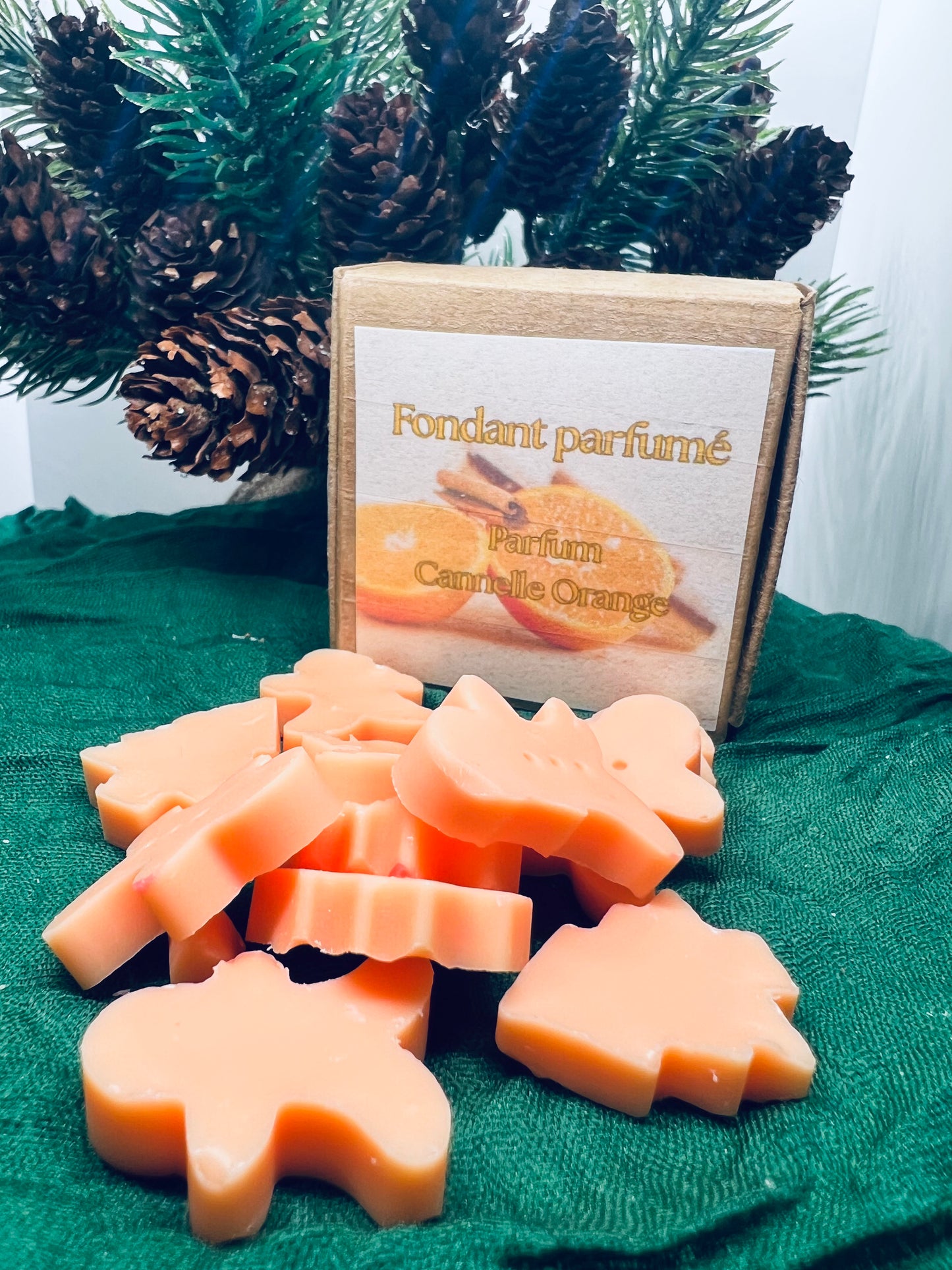 🎄🍊 Boîte de Noël – Parfum Cannelle Orange 🎄🍊