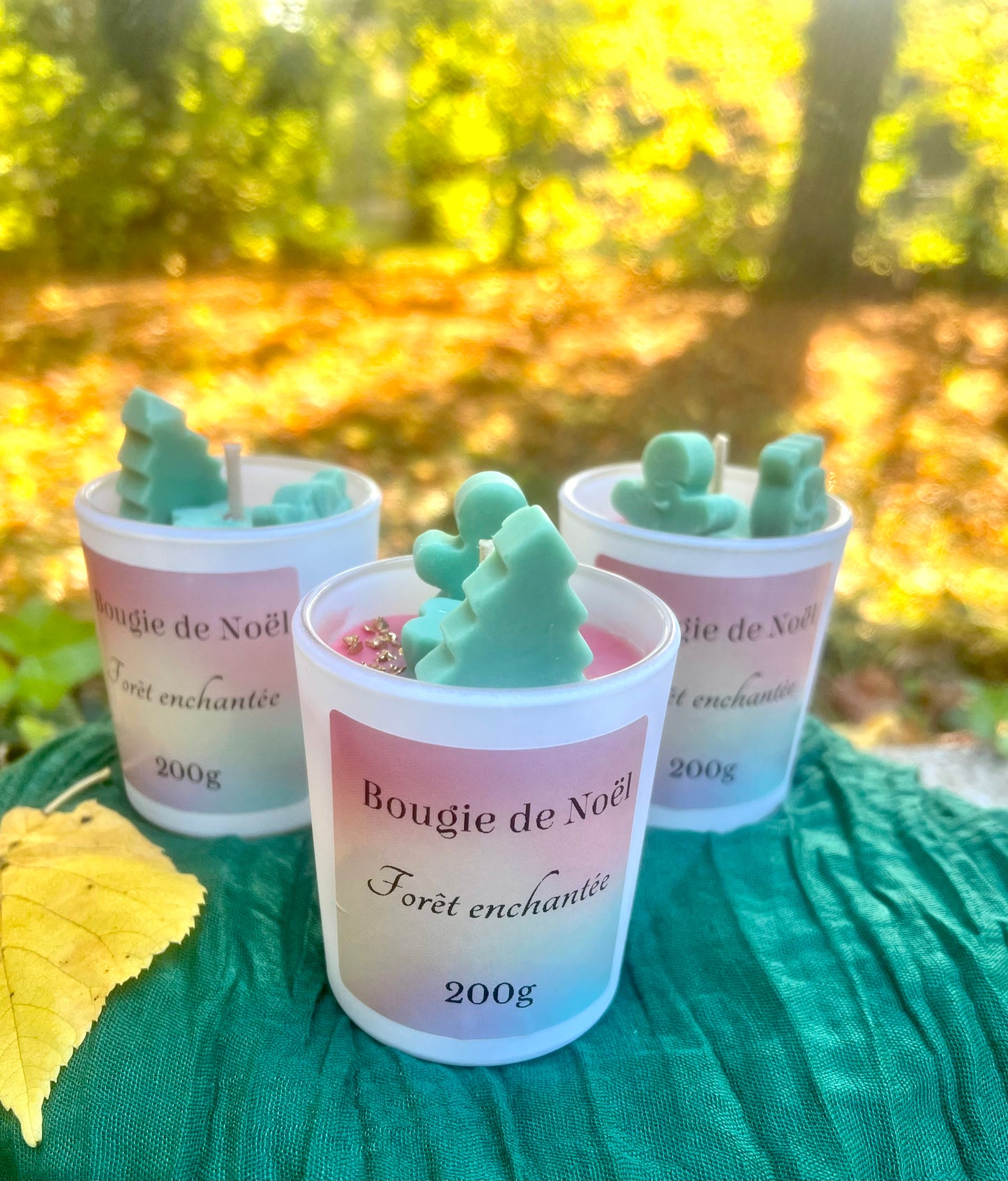 ✨ Bougie de Noel Forêt Enchantée ✨