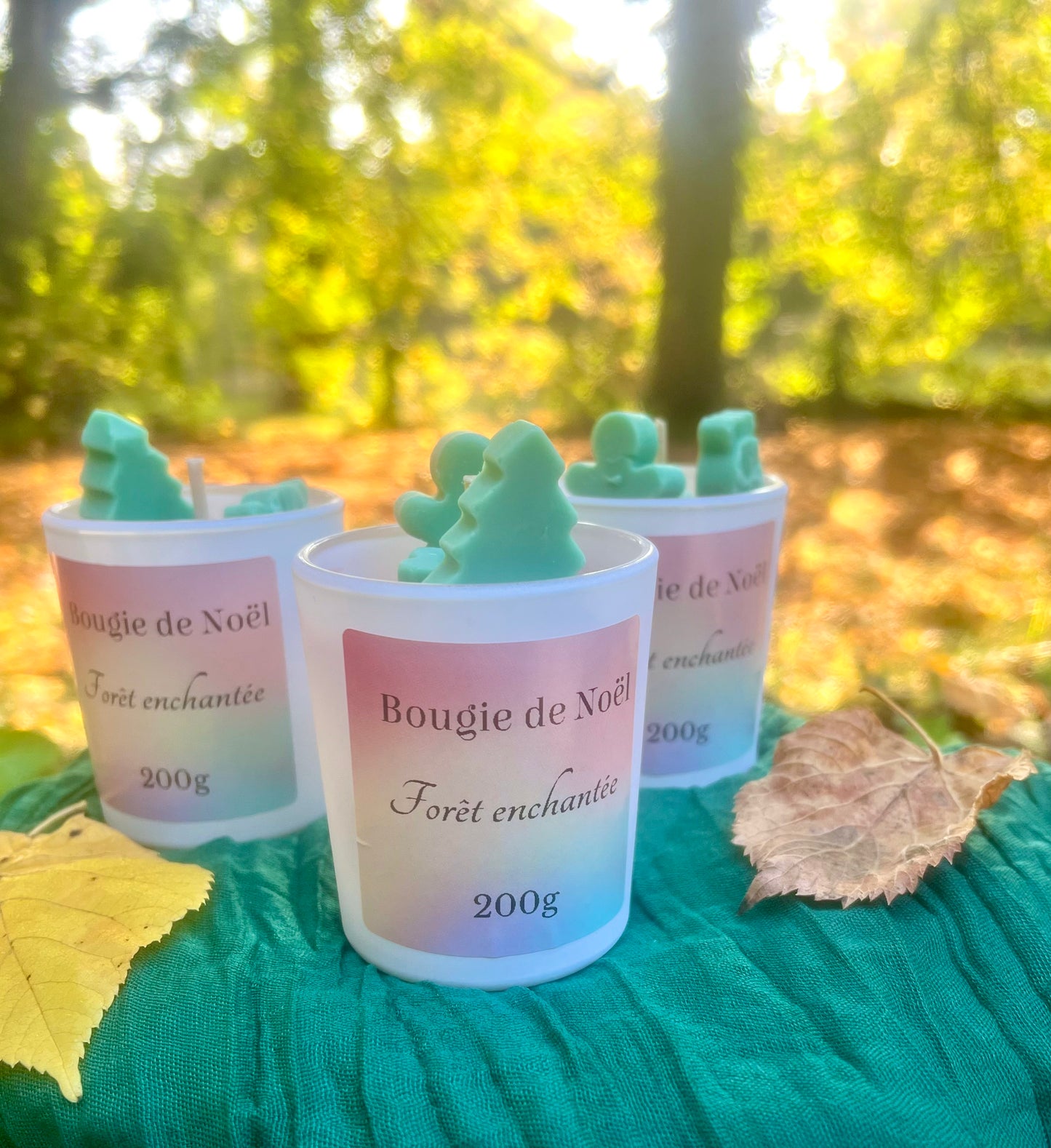 ✨ Bougie de Noel Forêt Enchantée ✨
