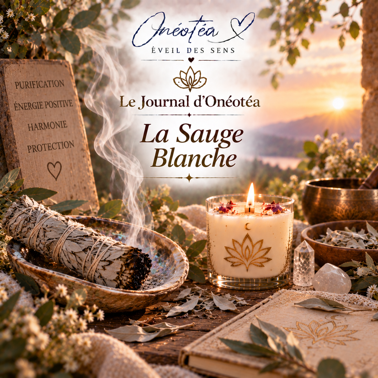 Sauge Blanche : Bienfaits, Purification & Utilisation | Onéotéa