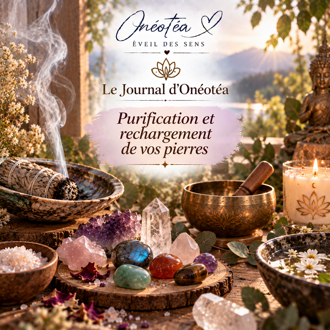 Purification et Rechargement de vos Pierres | Onéotéa
