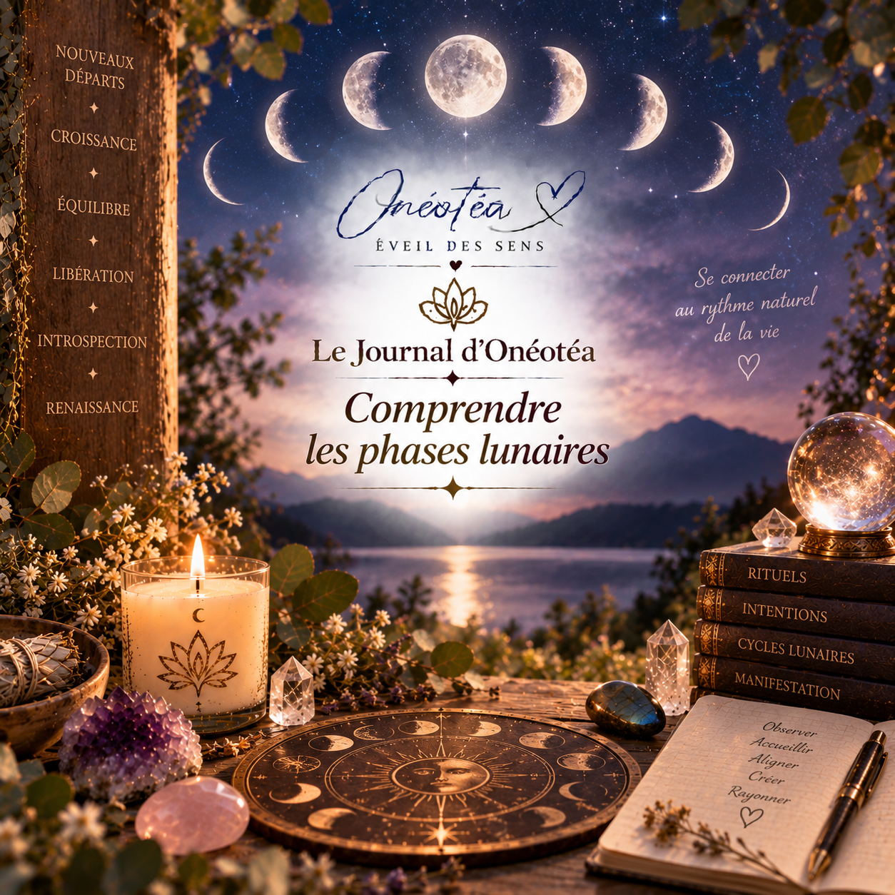 Comprendre les phases lunaires et leur influence spirituelle | Onéotéa