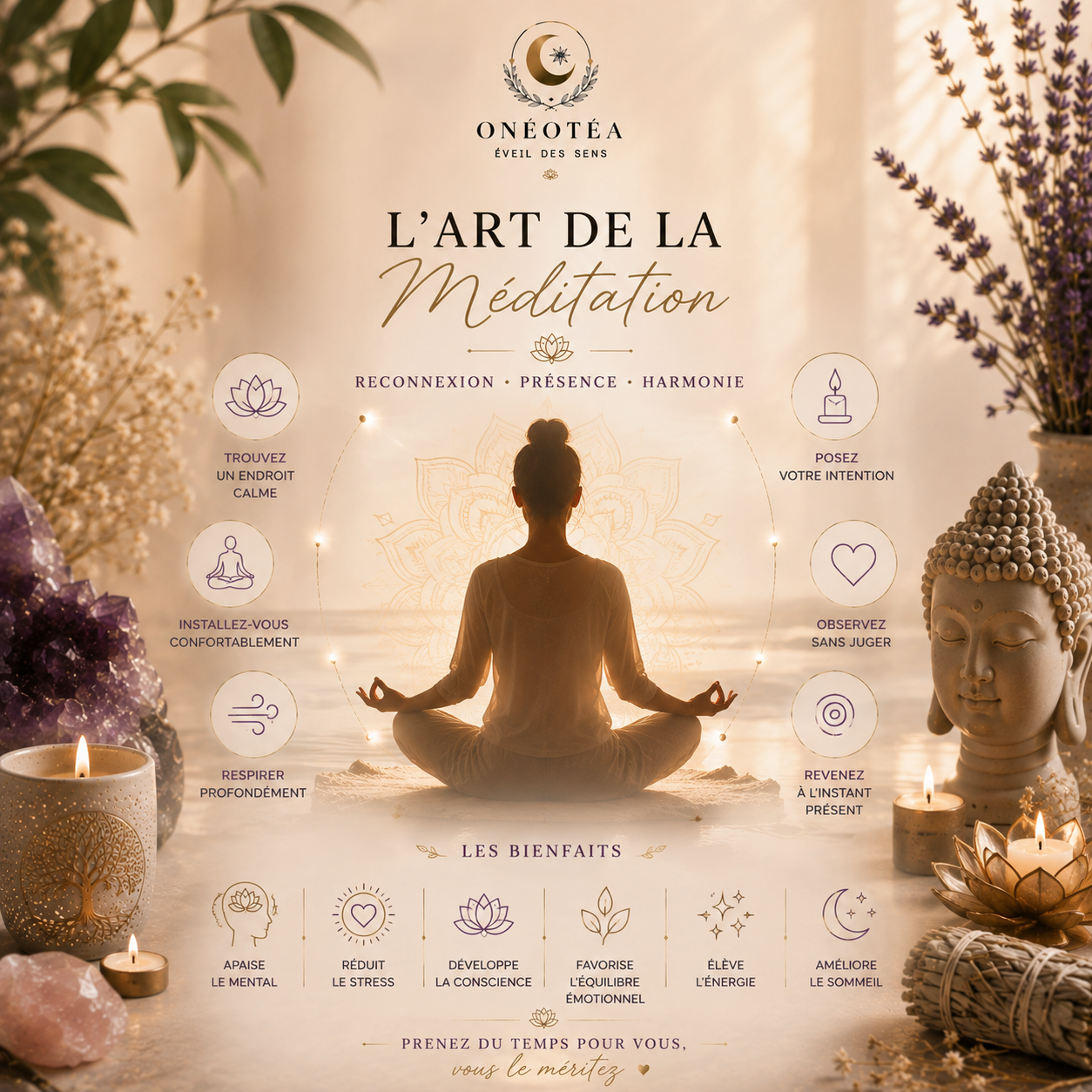 L'art de la méditation | Onéotéa