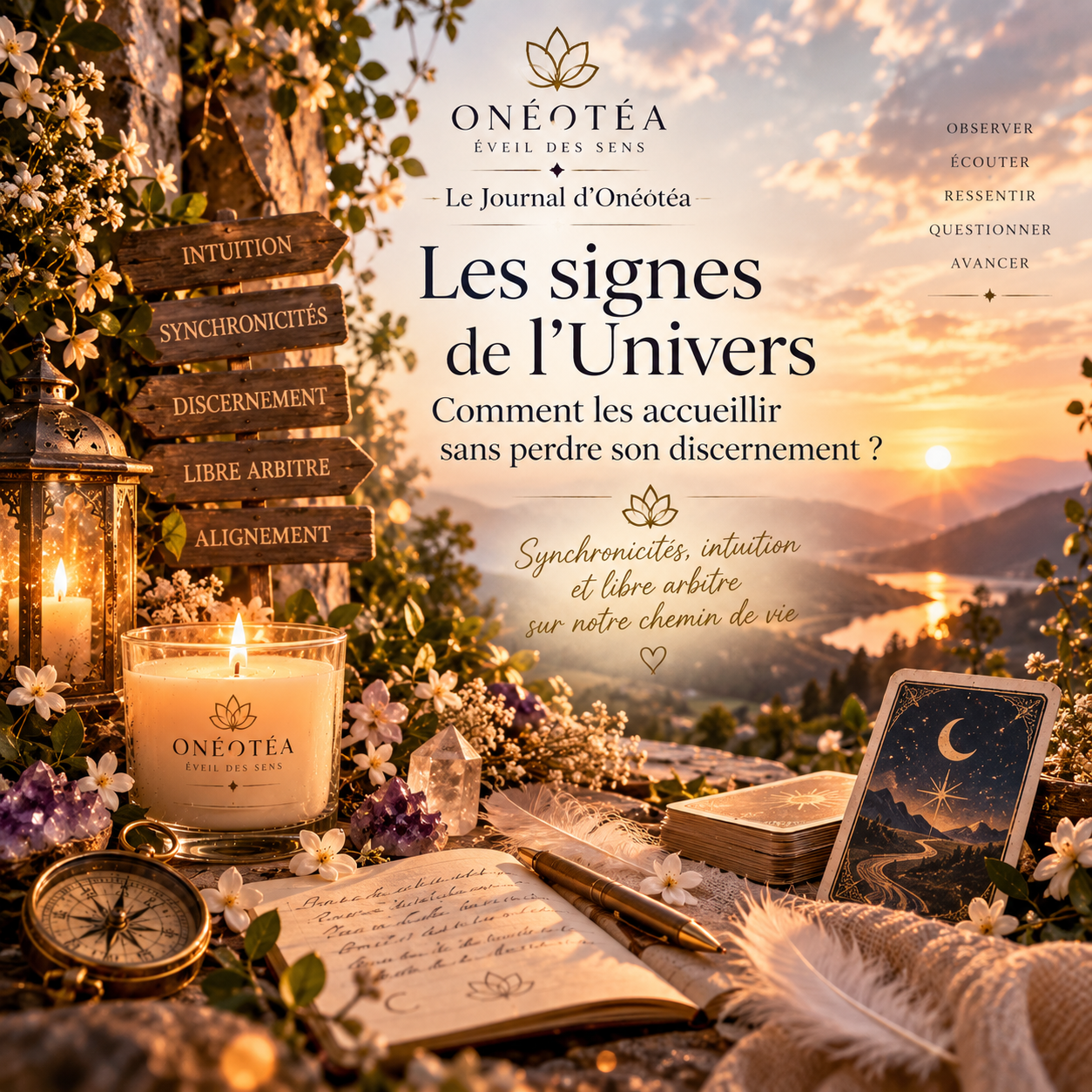 Signes de l’Univers : synchronicités, intuition et discernement | Onéotéa