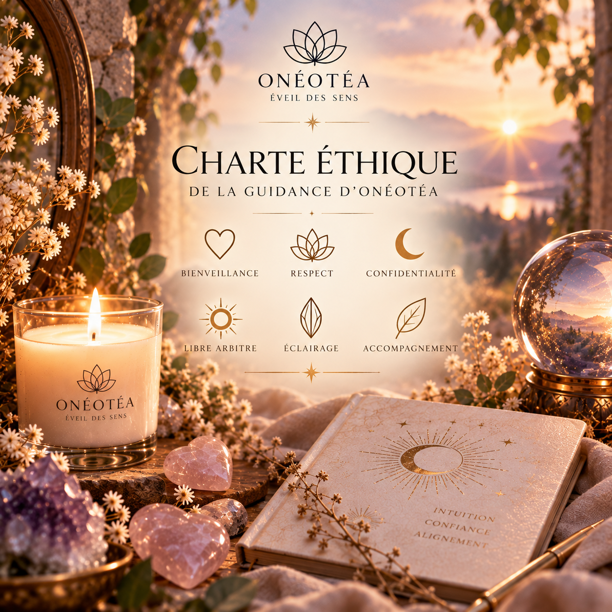 Charte éthique – Guidance intuitive & spirituelle | Onéotéa