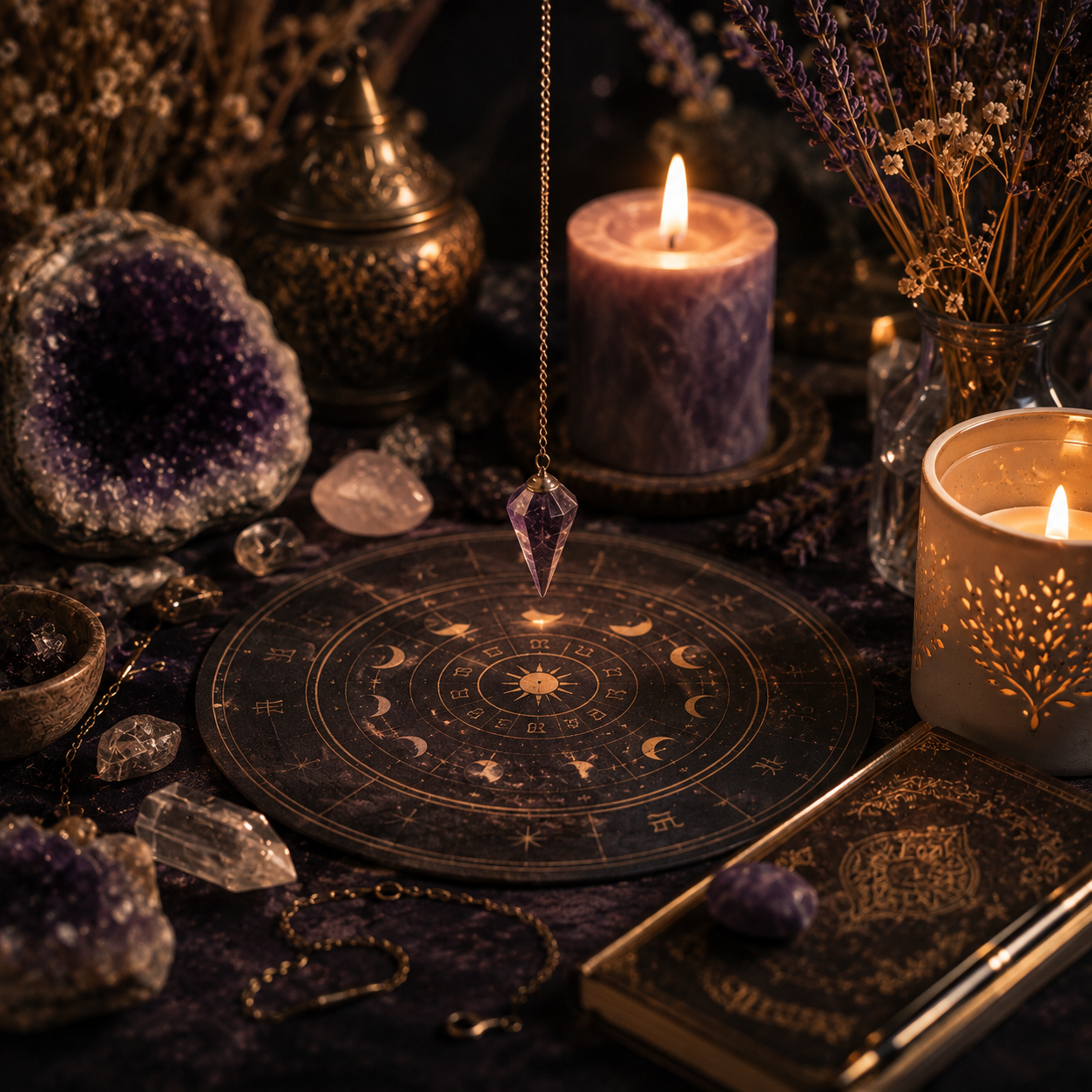 Rituel de Divination: Bougie, Pendule & Intuition | Onéotéa