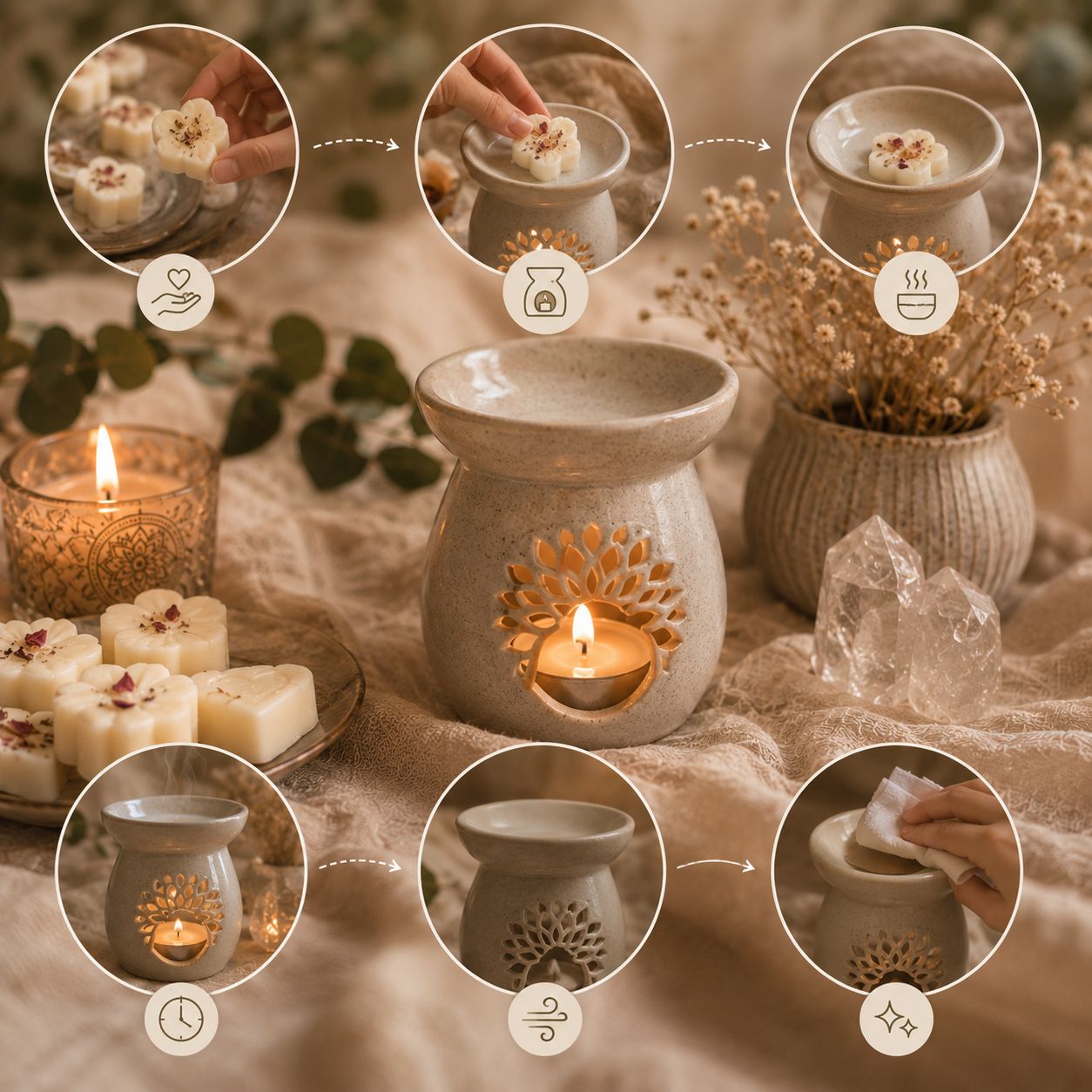 Instructions pour l'utilisation des fondants parfumés | Onéotéa
