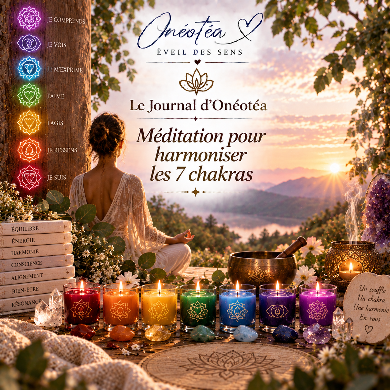 Méditation pour harmoniser les 7 chakras | Onéotéa