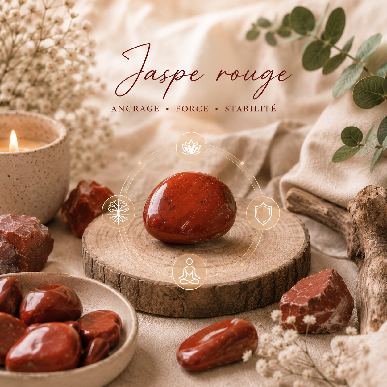Jaspe Rouge : Signification, Symbolique & Utilisation | Onéotéa
