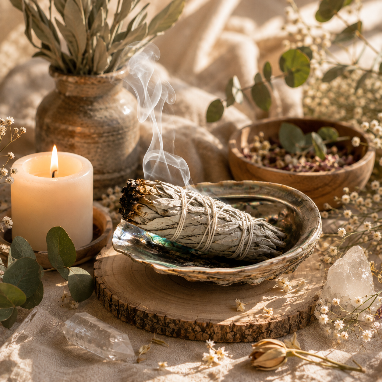 Sauge Blanche : Bienfaits, Purification & Utilisation | Onéotéa