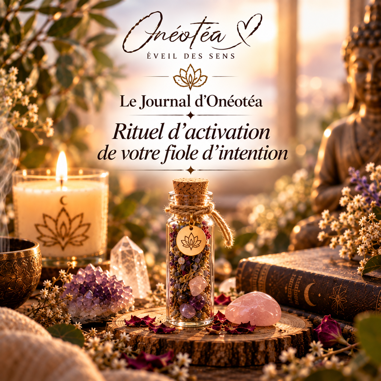 Rituel d’activation d’une fiole d'intention | Onéotéa