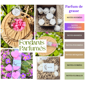 Collection de Fondants Parfumés.