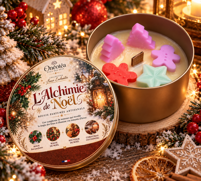 Bougie l'alchimie de Noel 