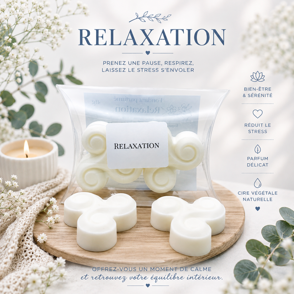 Relaxation - Notes fraîches et vivifiantes 🌿 Lot de 2 Fondants Parfumés