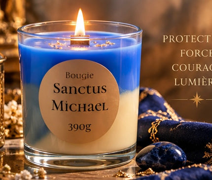 Bougie Saint Michel Archange | Musc Blanc & Encens | Onéotéa
