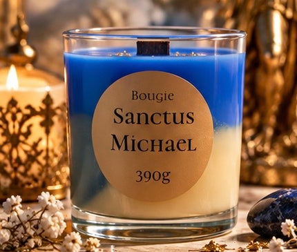 Bougie Saint Michel Archange | Musc Blanc & Encens | Onéotéa