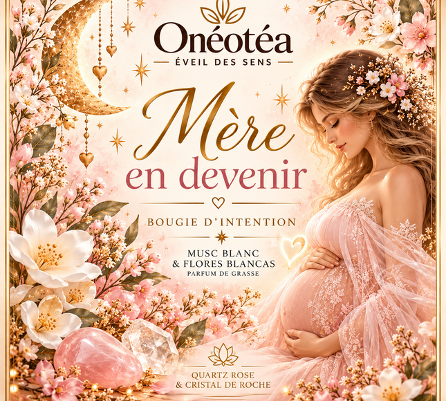 Mère en devenir | Bougie d'intention Grossesse | Onéotéa