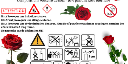 Bougie parfumée "Coeur d'amour" - Élégance intemporelle
