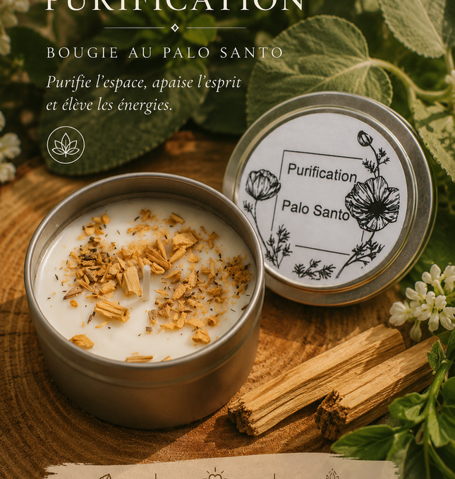 Sage &amp; Palo Santo Candle