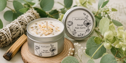 Sauge & Palo Santo🕯️ Bougie Parfumée