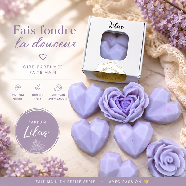 Lilas 🌸 Lot de 2 Fondants Parfumés