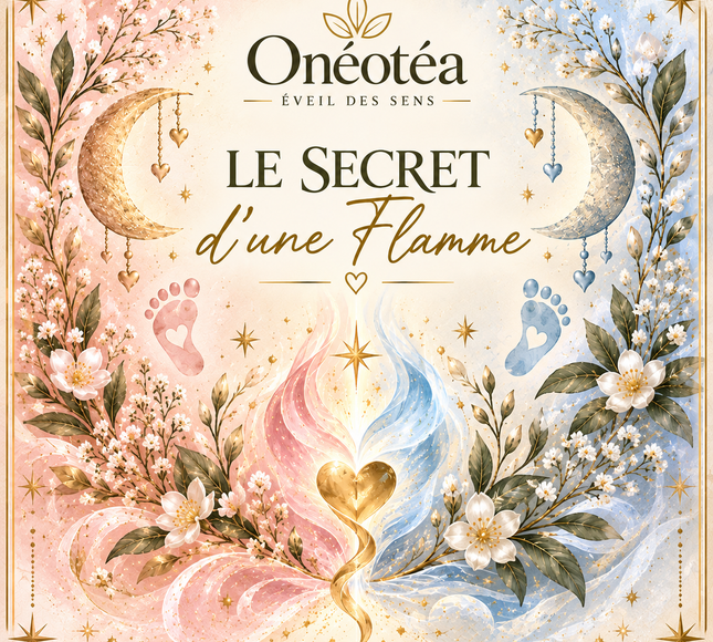 Bougie Gender Reveal fille ou garçon | Le Secret d’une Flamme | Onéotéa