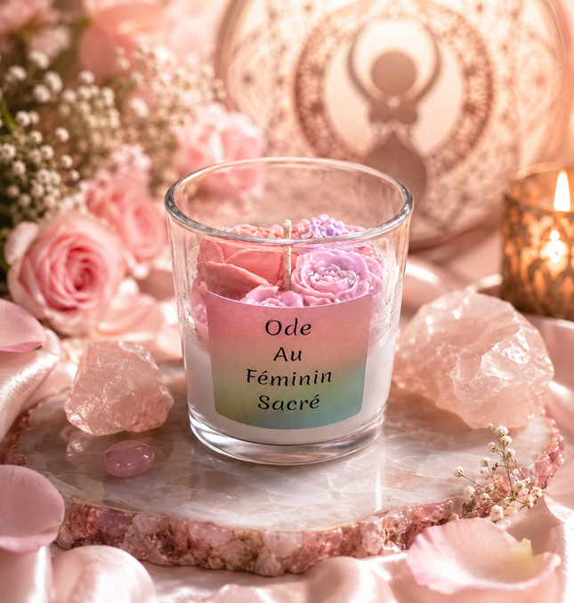 Bougie Ode au Féminin Sacré | Onéotéa