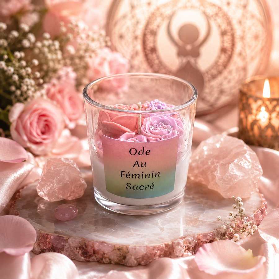 Bougie Ode au Féminin Sacré | Onéotéa