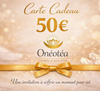 Carte cadeau Onéotéa élégante pour bien-être et lumière, disponible en plusieurs montants