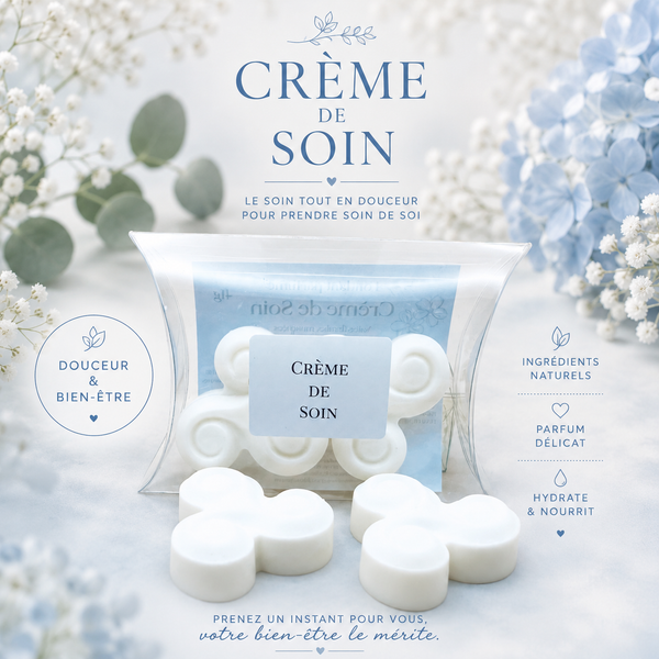 Crème de Soin - Éveil Floral et Musqué 🌿 Lot de 2 Fondants Parfumés