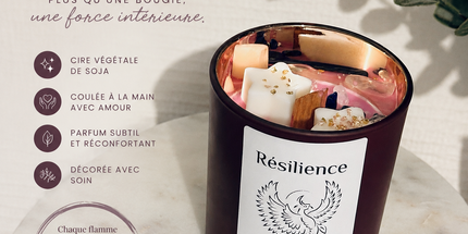 Résilience - Notes Musquées / Boisées🕯️ Bougie Parfumée