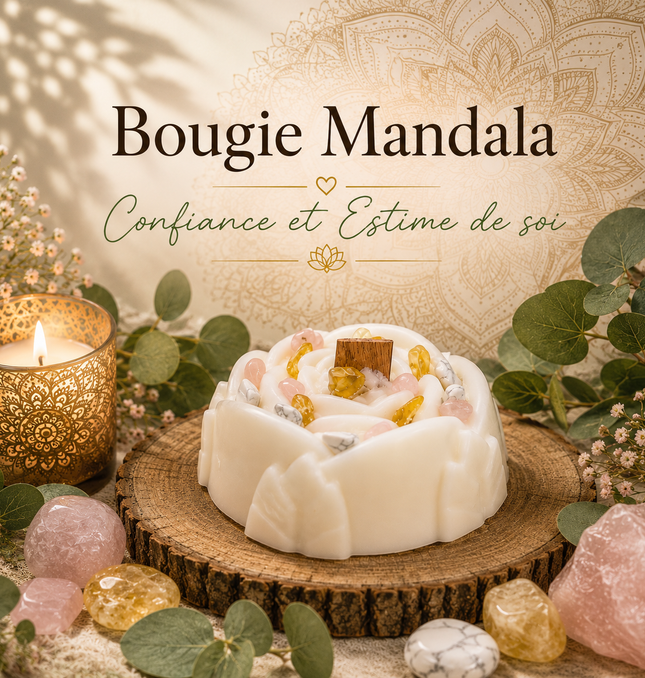 Bougie Mandala Confiance | Onéotéa
