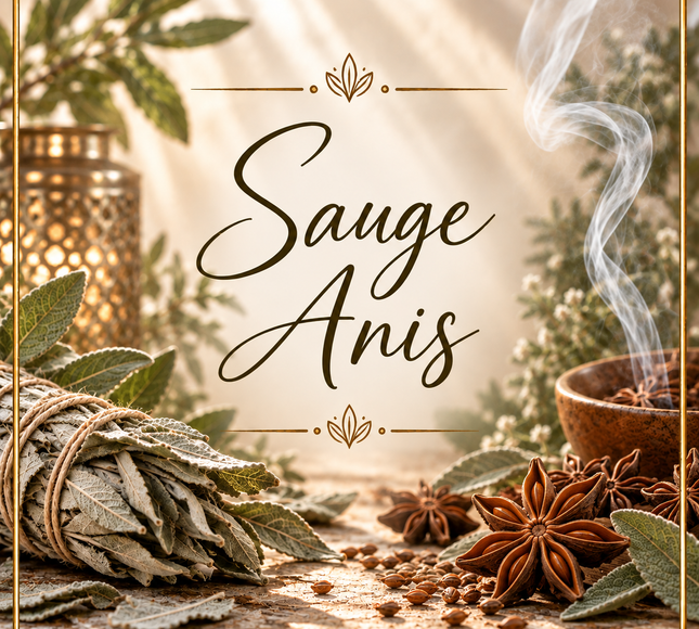 Bougie Sauge Anis | Senteur Aromatique | Onéotéa