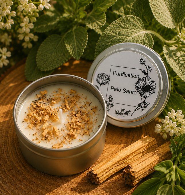 Sage &amp; Palo Santo Candle
