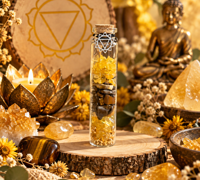 Fiole Chakra Plexus Solaire Manipura | Onéotéa