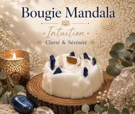 Bougie Mandala Intuition | Clarté | Onéotéa