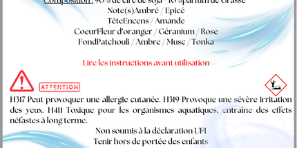 Bougies et fondants parfumés artisanaux, fabrication française naturelle.