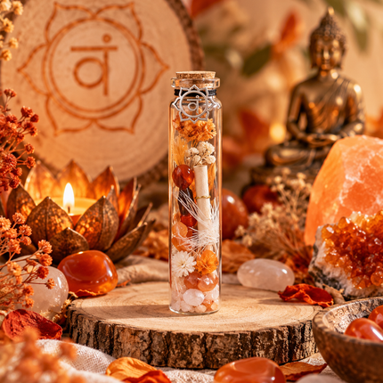 7 Fioles d’Intention Chakras & Pierres Naturelles | Onéotéa