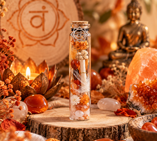 Fiole Chakra Sacré Svadhisthana & Créativité | Onéotéa