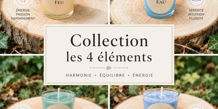 Pack Collection Les 4 Éléments - Bougies Artisanales en Édition Limitée