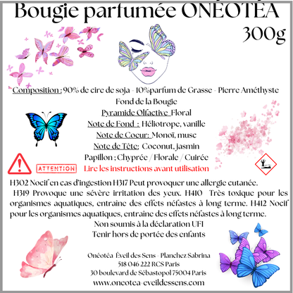 🕯️ Bougie Parfumée Onéotéa – Création signature