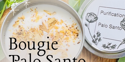 Bougie parfumée au Palo Santo - Purification et Protection
