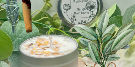 Bougie parfumée Sauge Blanche & Palo Santo